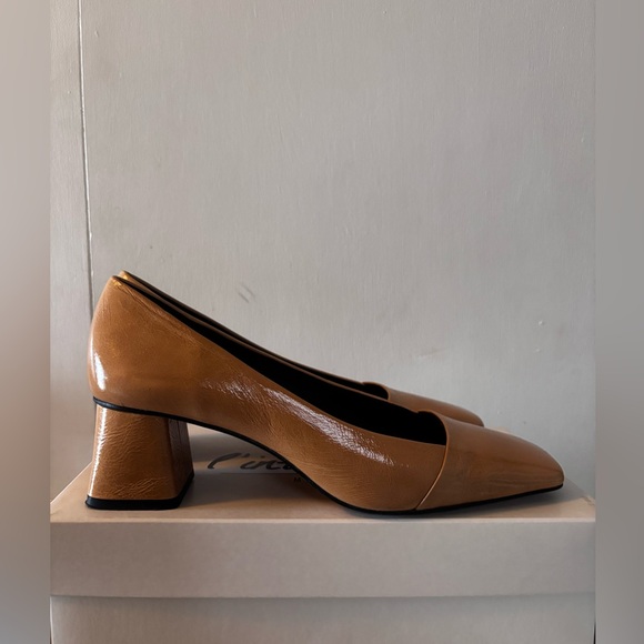 L'INTERVALLE Shoes - L’Intervalle Tan Block Heel Pumps